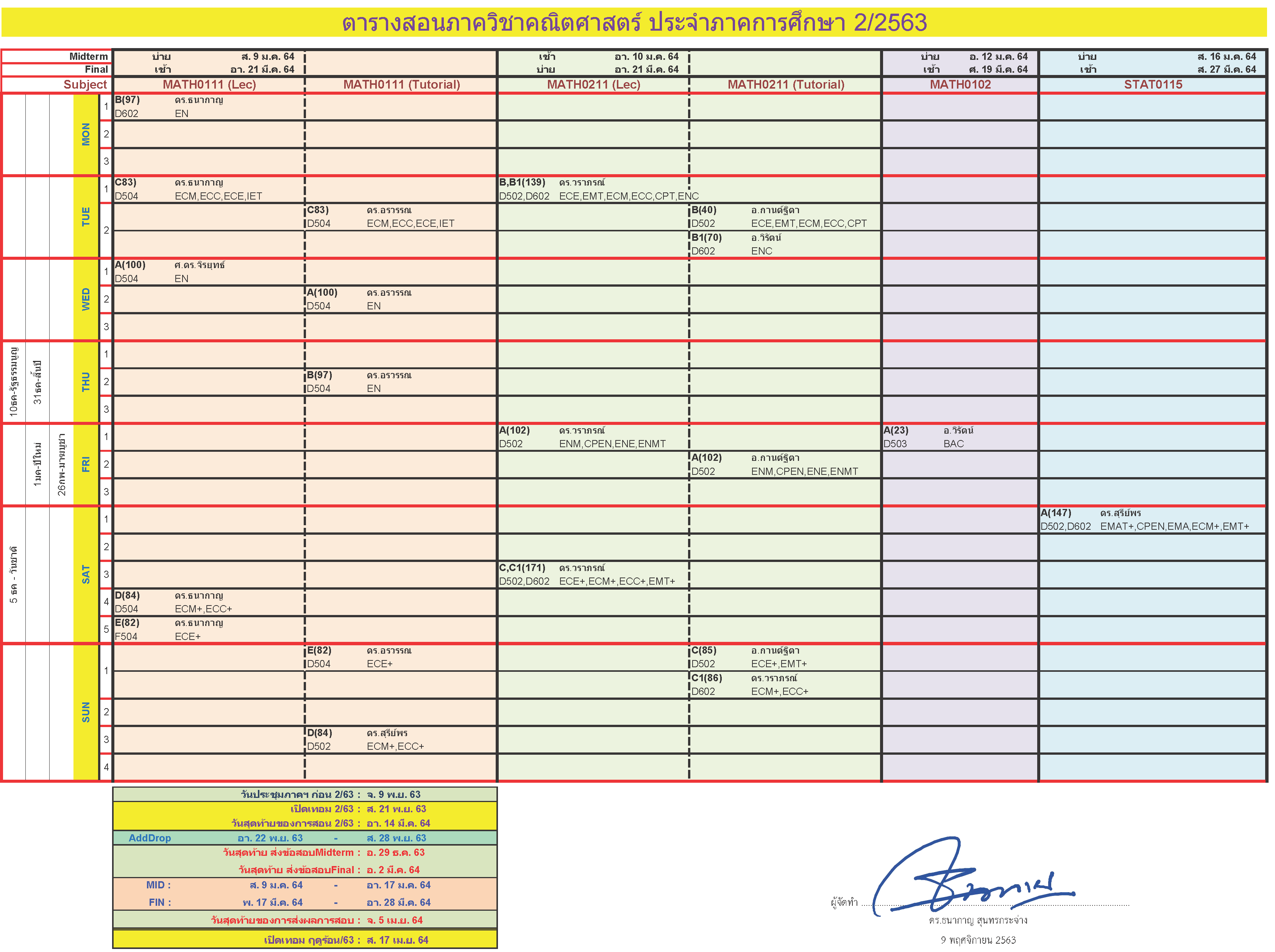 632TimeTable